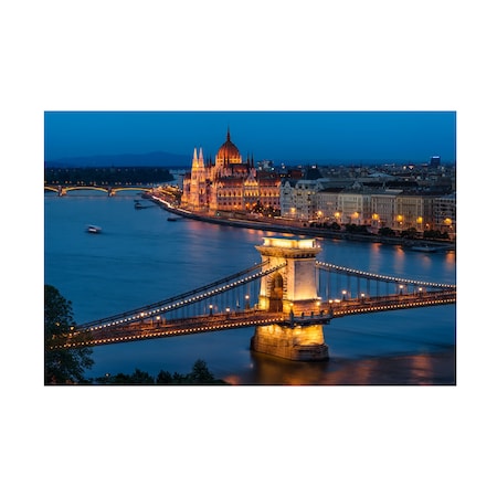 Thomas D Morkeberg 'Budapest' Canvas Art,22x32